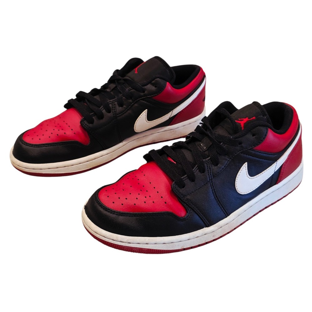 Nike Air Jordan 1 Low Men's Size 8 Alternate Bred Toe 553558-066